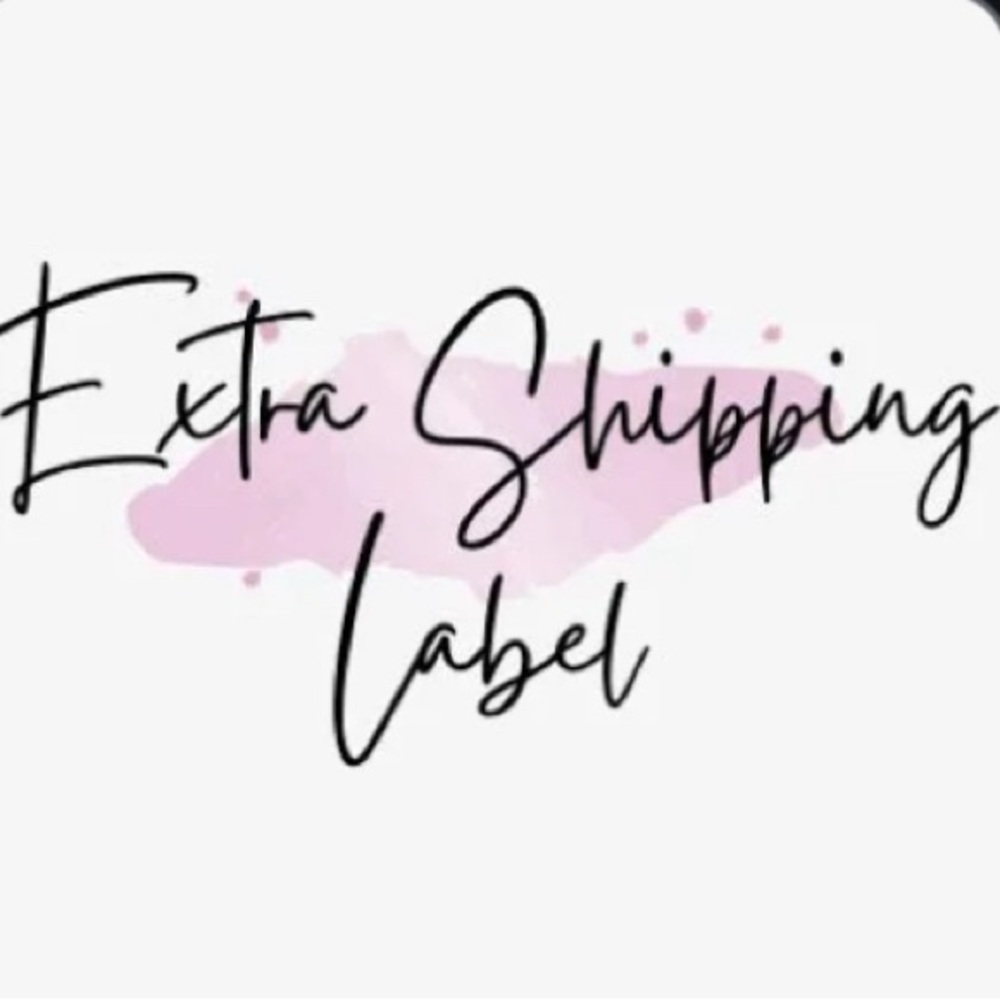 Extra shipping label for orders over 5lbs